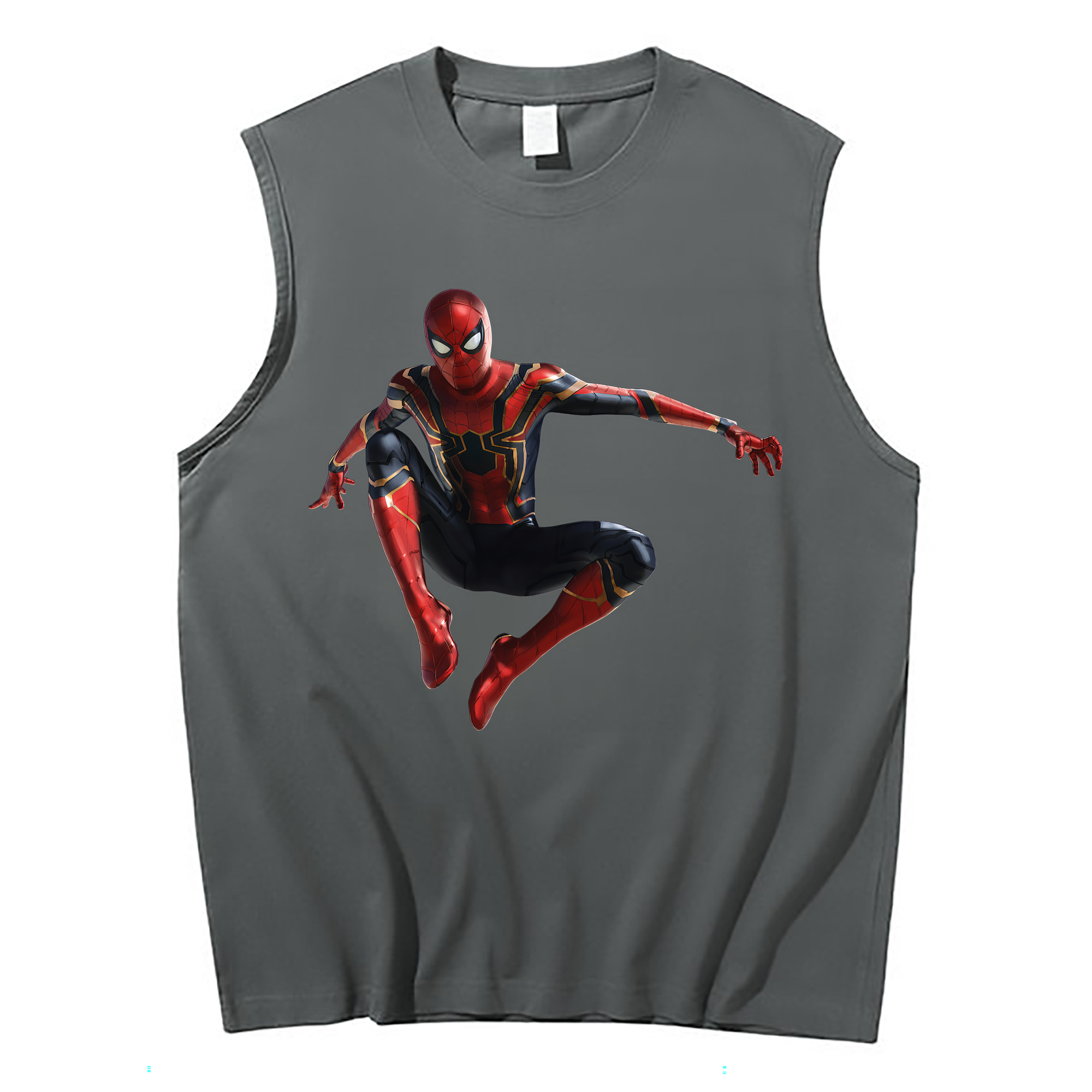 Spider Man スパイダーマン コットン100％タンクトップ（フロントプリント）